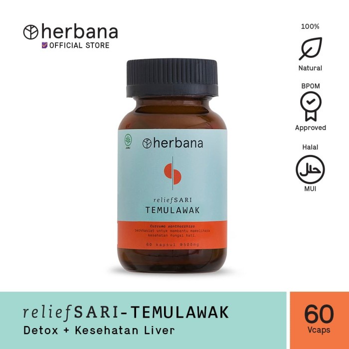 

epooe0e Herbana Relief Sari Temulawak - 60 Kapsul Gr040H