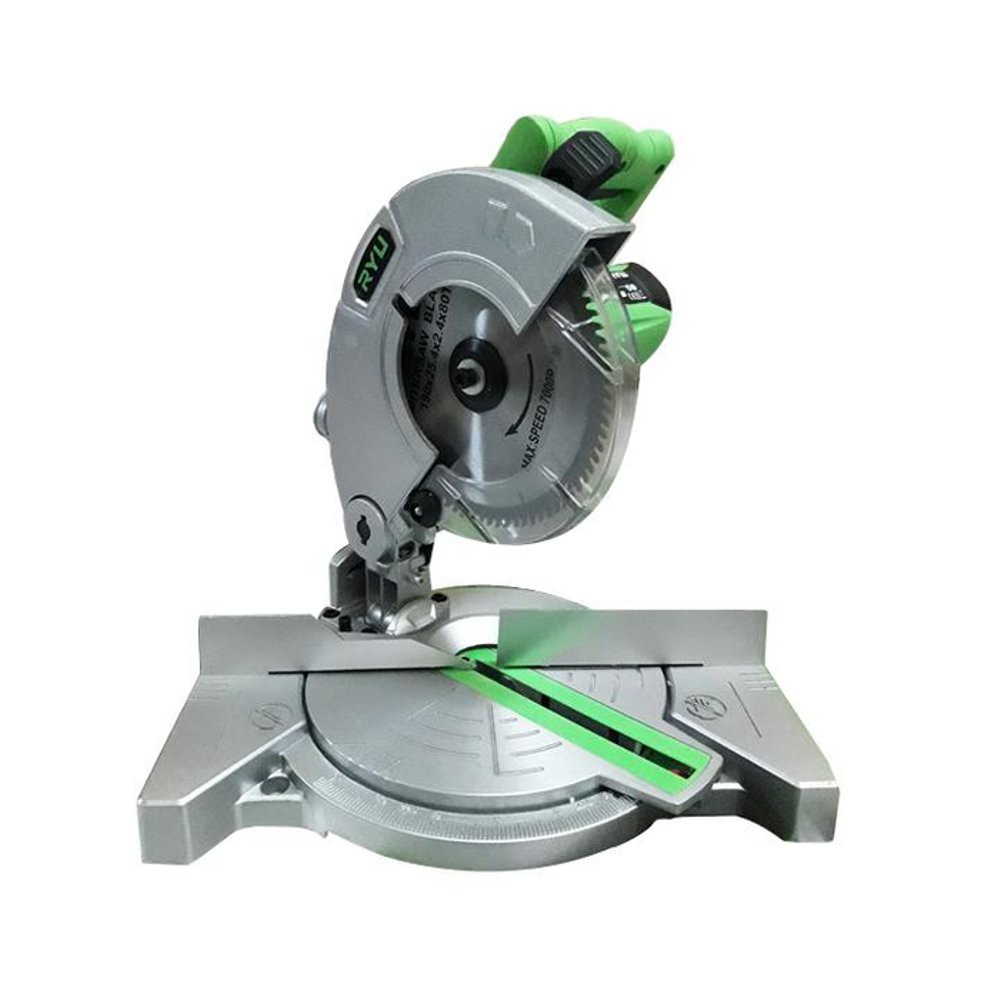 Miter Saw 7 Inch RYU RMS180 Mitre Saw Potong Aluminium Besi Kayu RMS 180