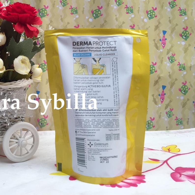 ● Sabun Sulfur Belerang - JF Sulfur Cair Blue Ocean - Refill (Pouch) ➭