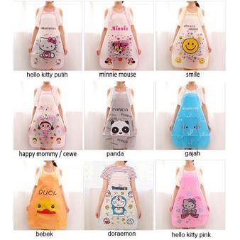 CL30 - CELEMEK APRON WATERPROOF KARAKTER TERMURAH