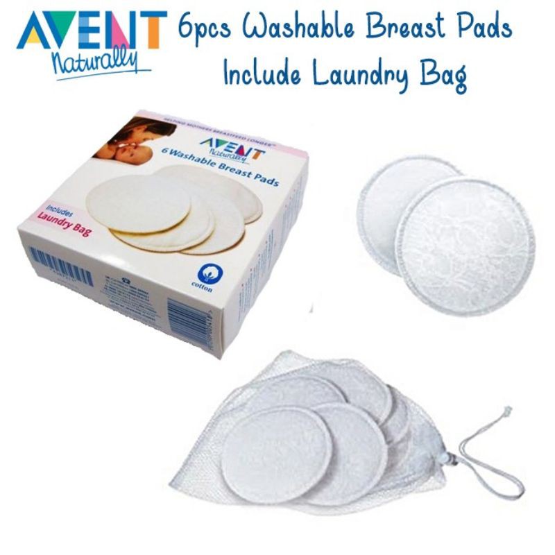 breastpad avent bisa cuci ulang / washable avent breastpad