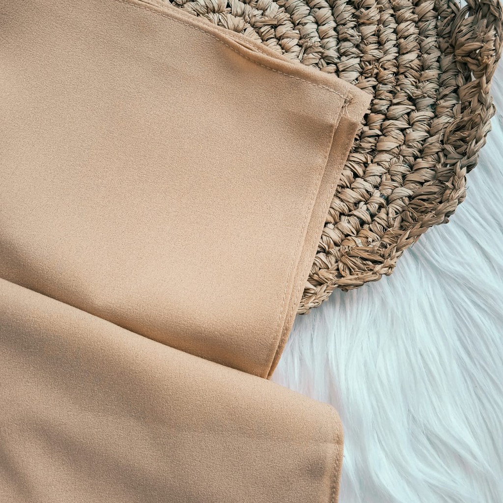 TERMURAH ! 180cmx75cm Pashmina diamond italiano  panjang termurah pashmina basic non instan-Pashmina Cream