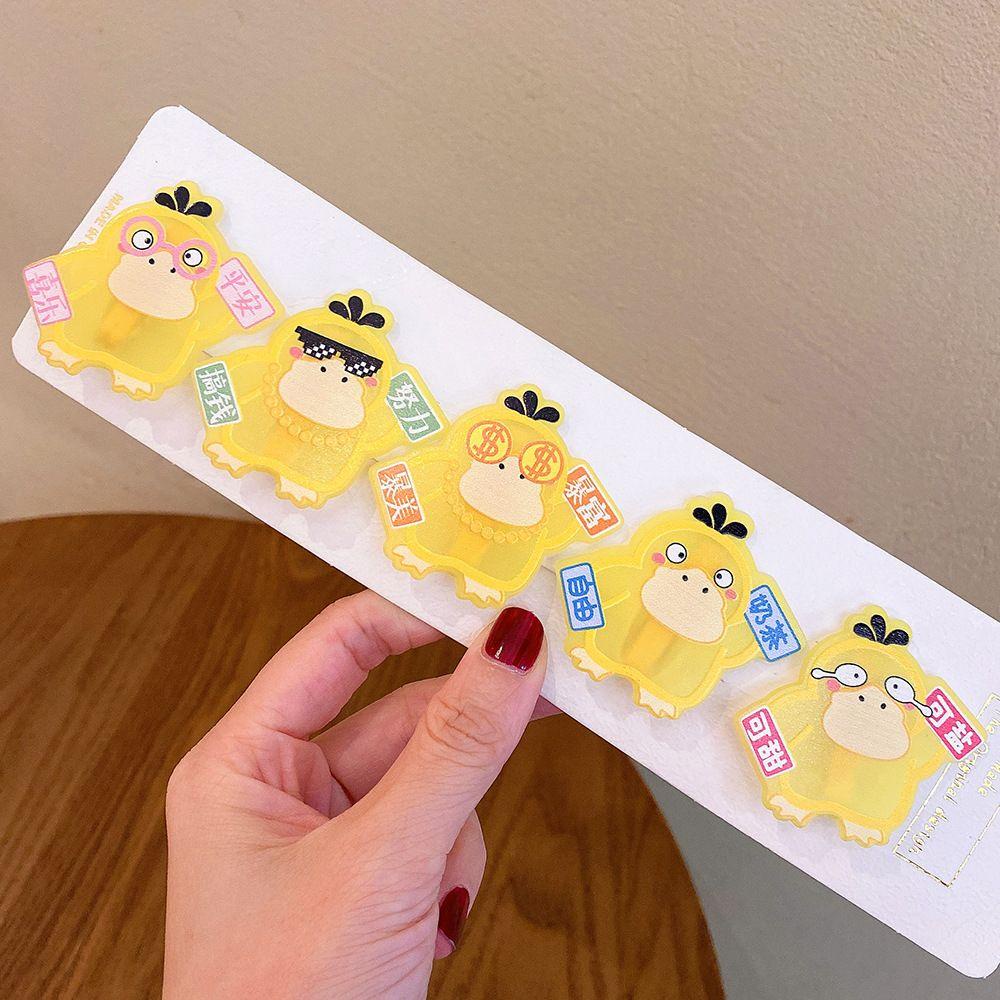 Agustinina Gadis Jepit Rambut Manis Indah Kreatif Hiasan Kepala Lucu Bebek Jepang Hair Clip