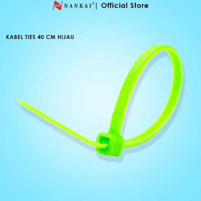 

Kabel Ties Hijau ukuran 40 cm - isi 100 pcs Nankai