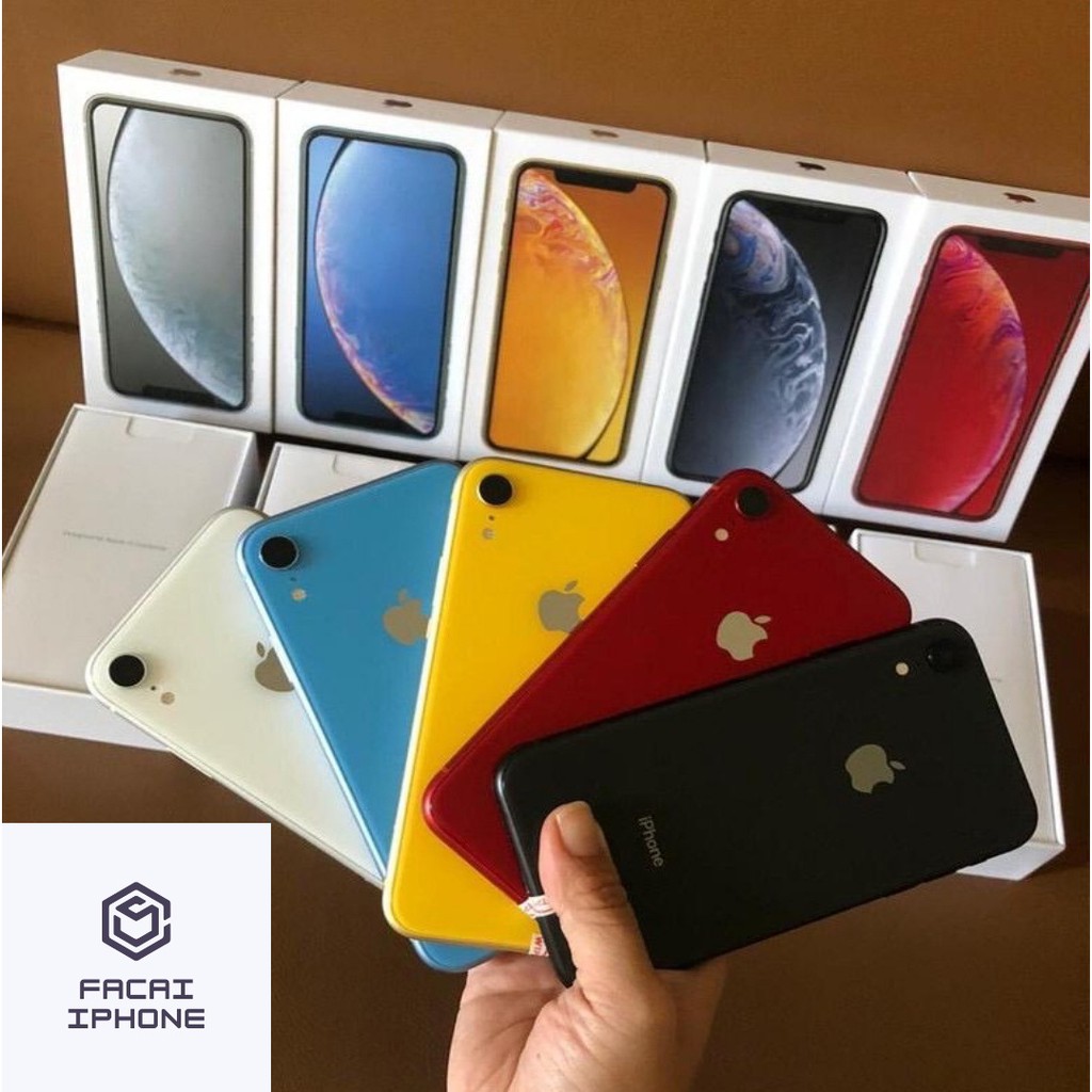 iphone xr 64gb128gb256gb bh100 secondbekas fullset original 100 mulus like new