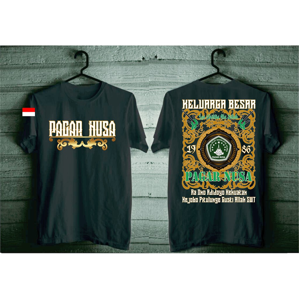 Kaos Pagar Nusa Distro Keren-Hitam