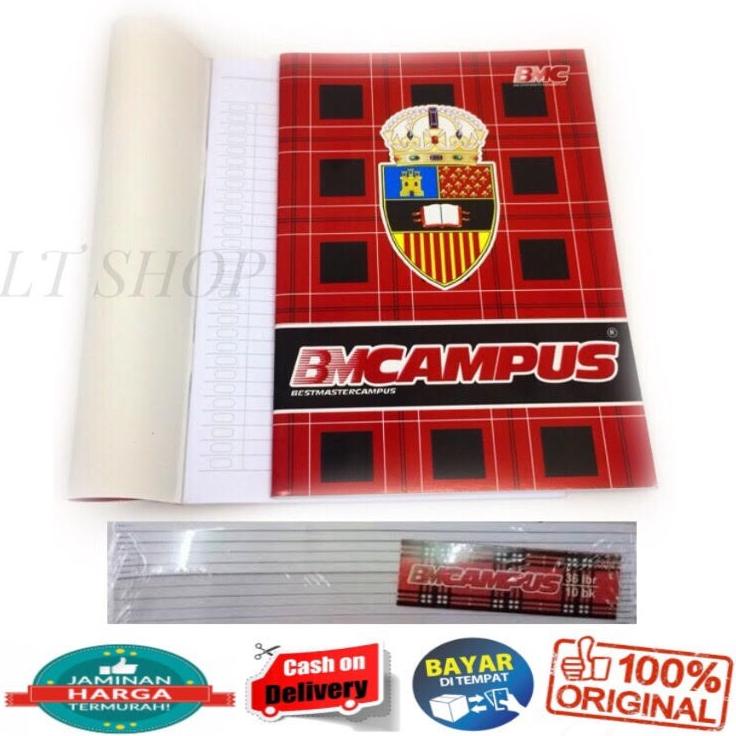 

[PROMO VJ983] 1 PACK ISI 10 PCS BUKU TULIS BM CAMPUS 36 LEMBAR UKURAN BOXY Diskon