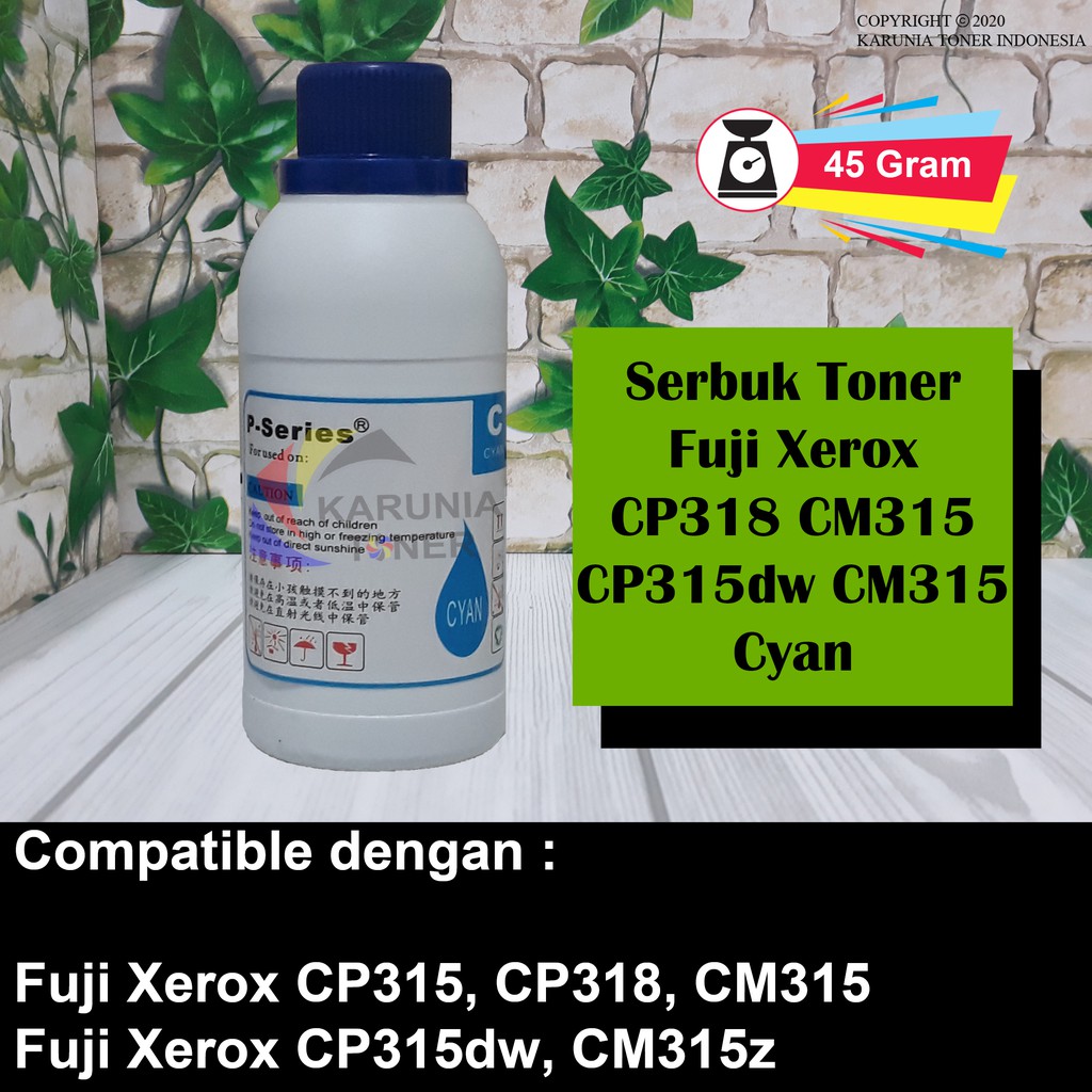 Serbuk Toner For Fuji Xerox CP315 CP318 CM315 CP315dw CM315z 30 Gram