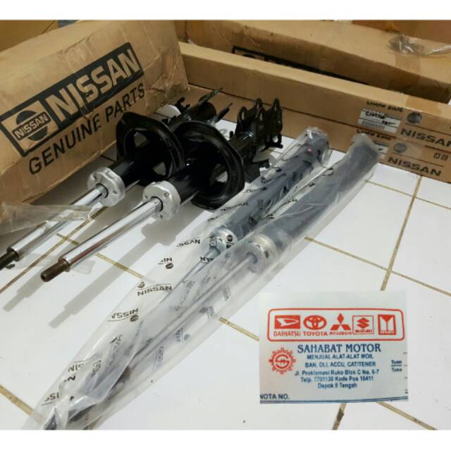 PAKET SHOCKBREAKER DEPAN BELAKANG GRAND LIVINA NISSAN PAKET SHOCKBREAKER DEPAN BELAKANG GRAND LIVINA NISSAN