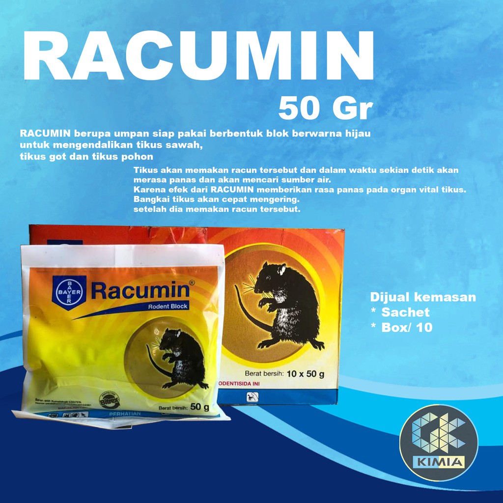 Jual Racun tikus sachet Racumin 50gr | Shopee Indonesia