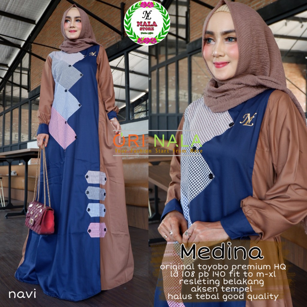 MEDINA DRESS FAB TOYOBO PREMIUM