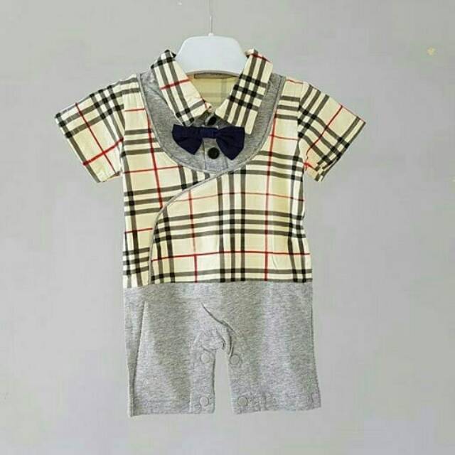 Romper anak romper cowok baju pesta baju formal baju anak lucu jumpsuit burberry jumpsuit anak cowok