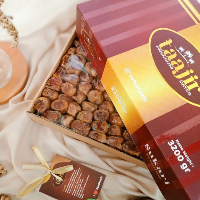 

Kurma Terbaru - Kurma Sukari Taajir Premium Kemasan 3.2Kg