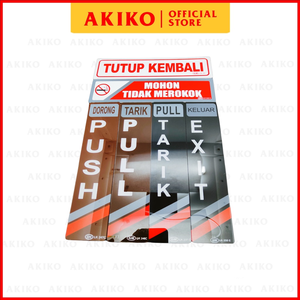 

Label GM Huruf Acrylic