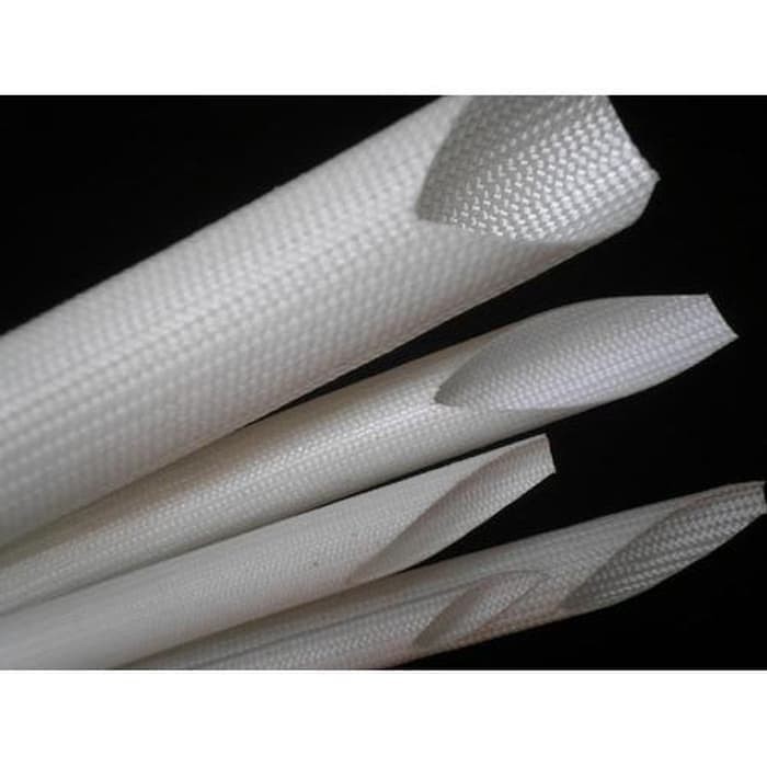 Selongsong Kabel Tahan Panas ( Fiberglass Sleeving) 15-16mm Fiberglass