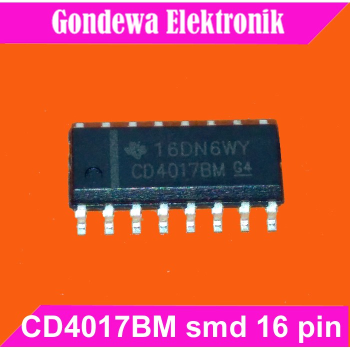 CD4017 CD4017BM SOP-16 CMOS counter