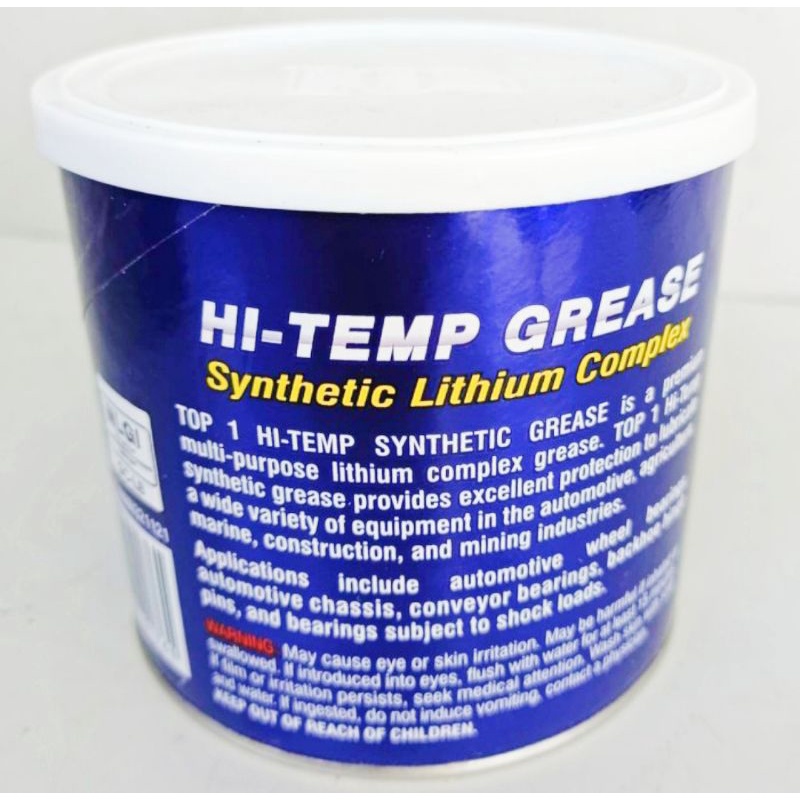 Gemuk Sintesis Top One Grease High Temp 454gram