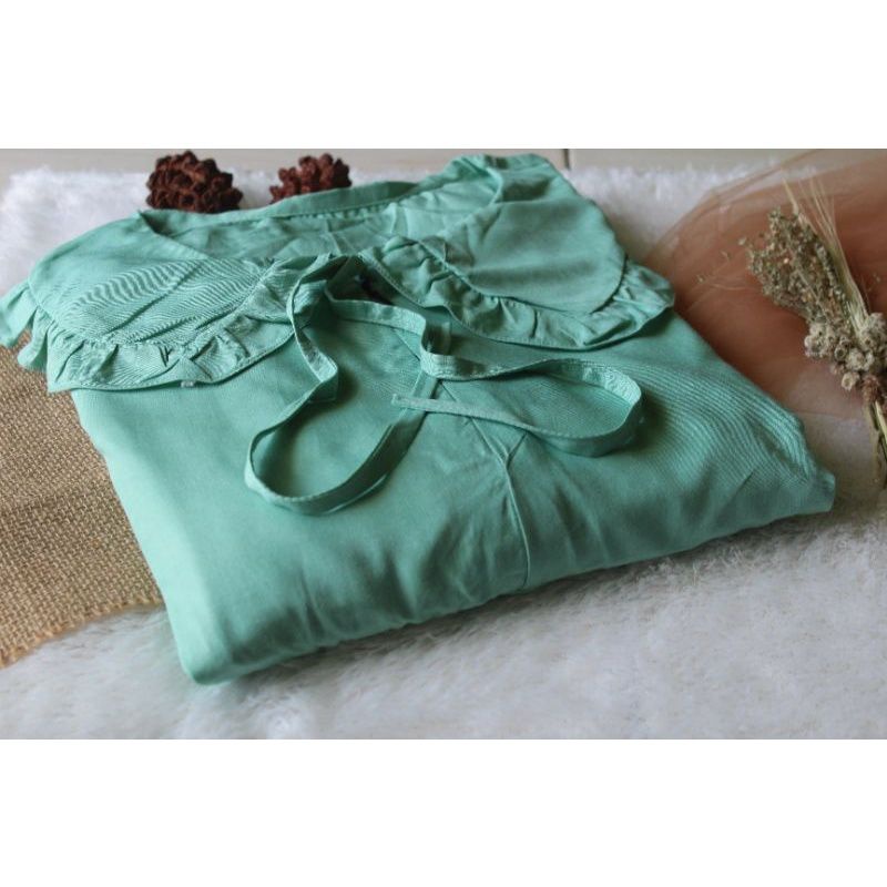 Marina MIDI dres polos maxsi dress/ gamis rayon premium