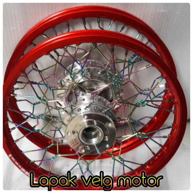 Velg untuk Vixion old/lama ring v Rossi stel jari jari kepang kembang