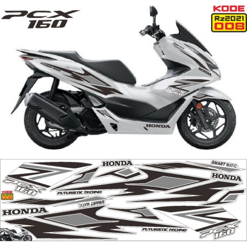 stiker motor striping honda pcx 160 decal honda pcx 160 / variasi honda pcx 160 D1