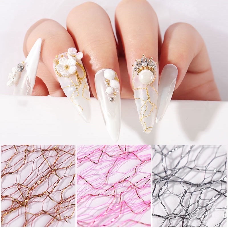 ACC STIKER JARING HIASAN NAIL ART