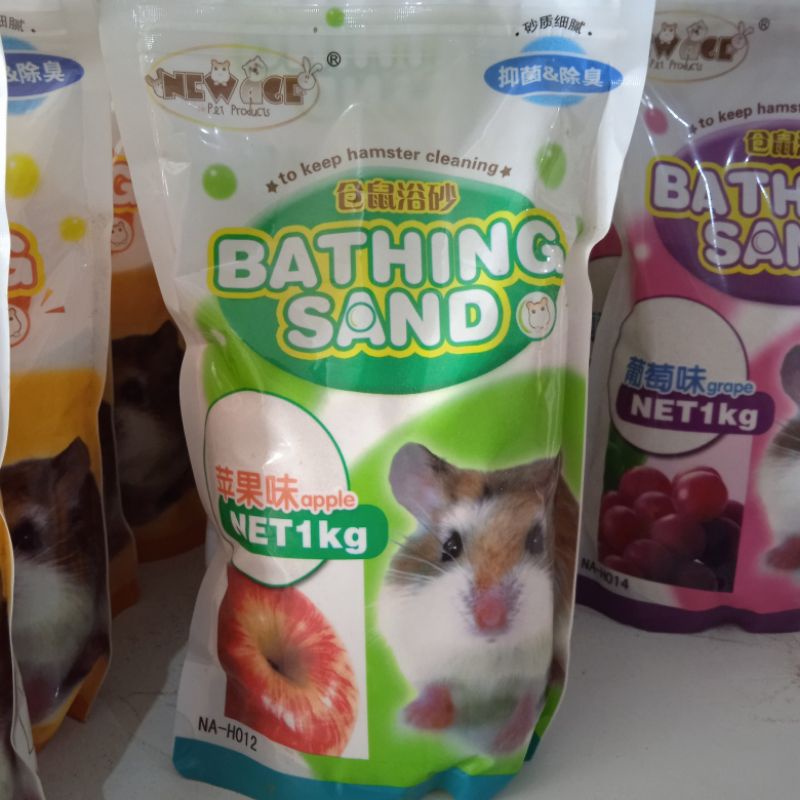 Pasir Mandi Hamster Wangi / Hamster Bathing Sand 1kg