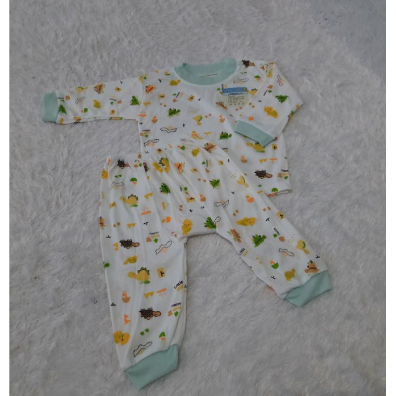 stelan baju bayi karakter tangan panjang