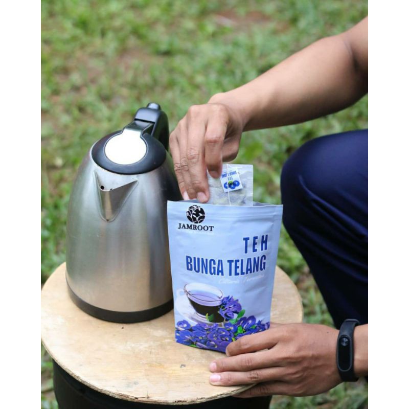 

Teh Bunga Telang ( BUTTERFLY PEA FLOWER ) BLUE OCEAN TEA | JAMROOT