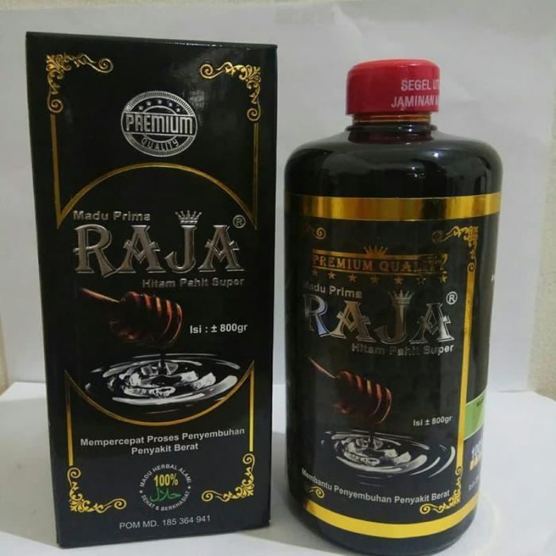 Madu Prima Raja 800 Gram - Madu Hitam Pahit Super