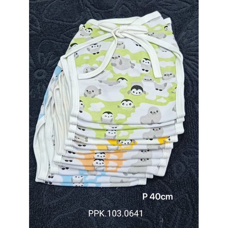 3Pcs baju bayi 0-3m NASUKA katun halus SNI Baju bayi Newborn Premium Pakaian Bayi Baru Lahir-Popok Pinguin 6pcs