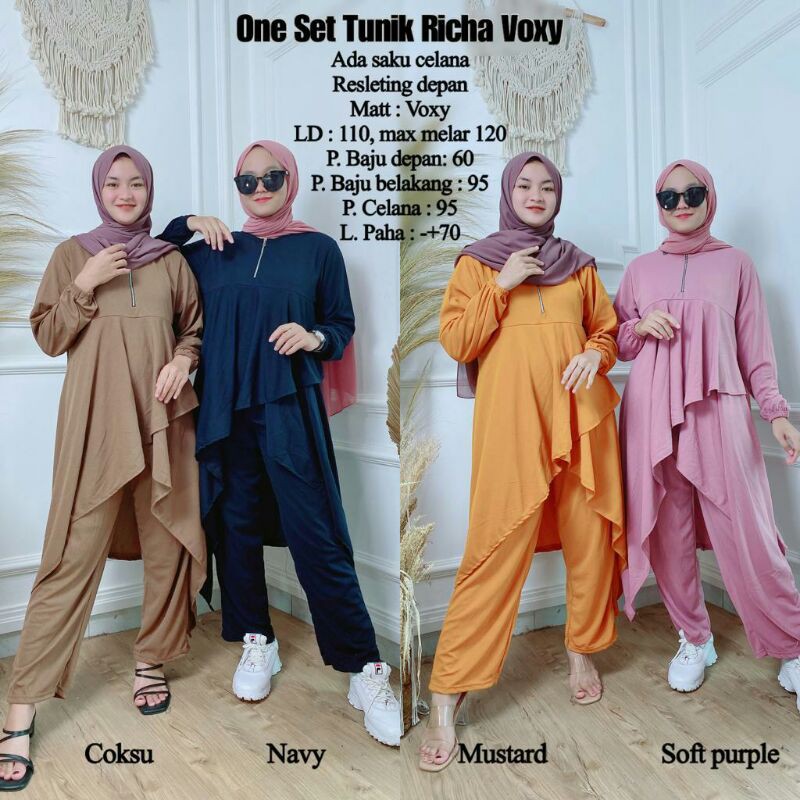 One Set Tunik Richa Voxy