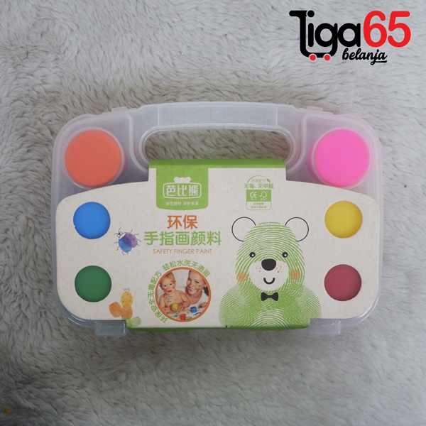 365 FINGER PAINT #40876 Cat Warna Edukasi Anak / Cat Tangan / Face Paint