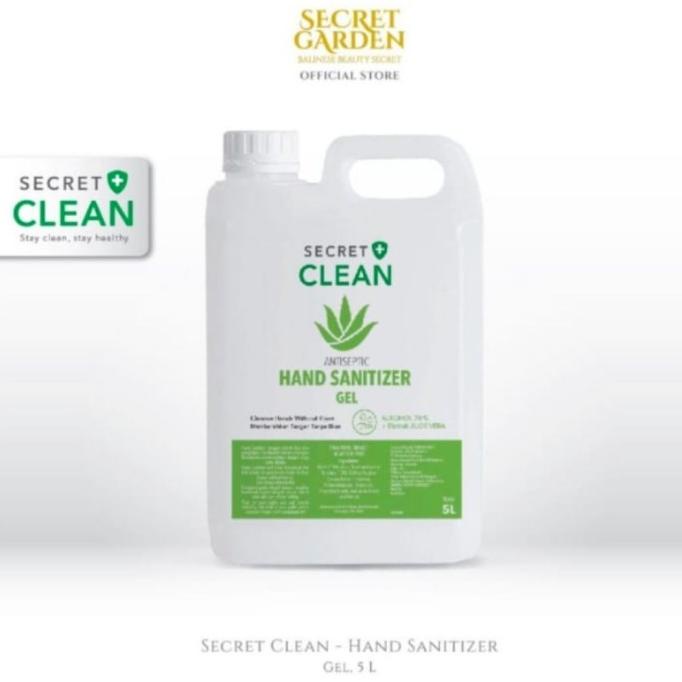 Secret Clean - Antiseptic Hand Sanitizer Gel 5 Liter