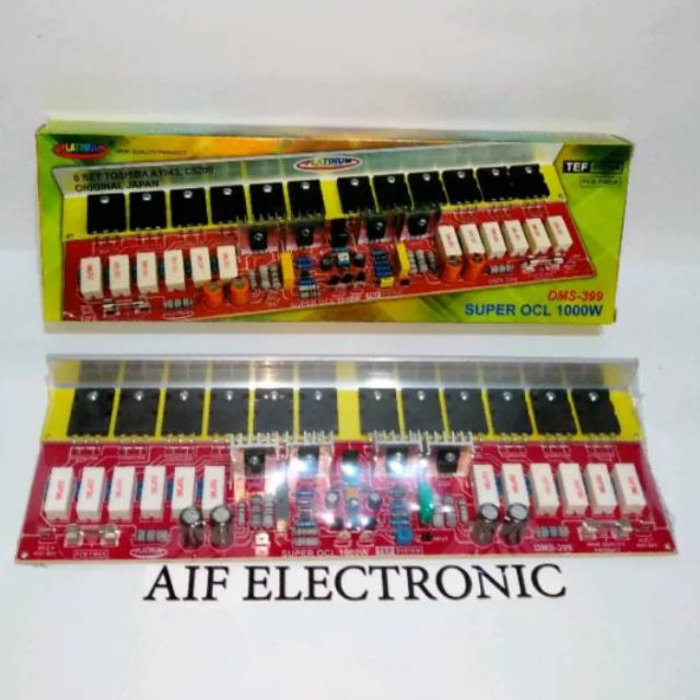 Kit Power Amplifier SUPER OCL DMS-399 plus TR TOSHIBA