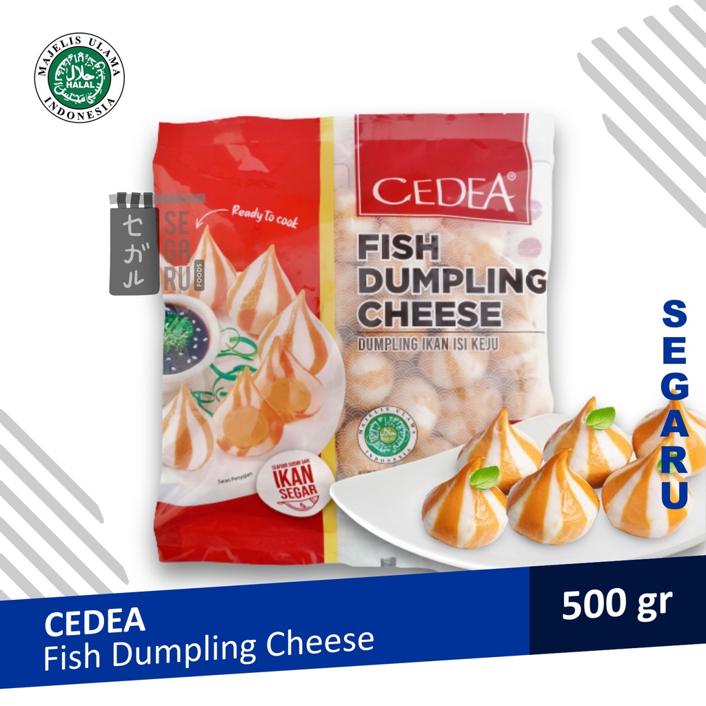 CEDEA Fish Dumpling Cheese | Dumpling Ikan Keju Halal 500 gram