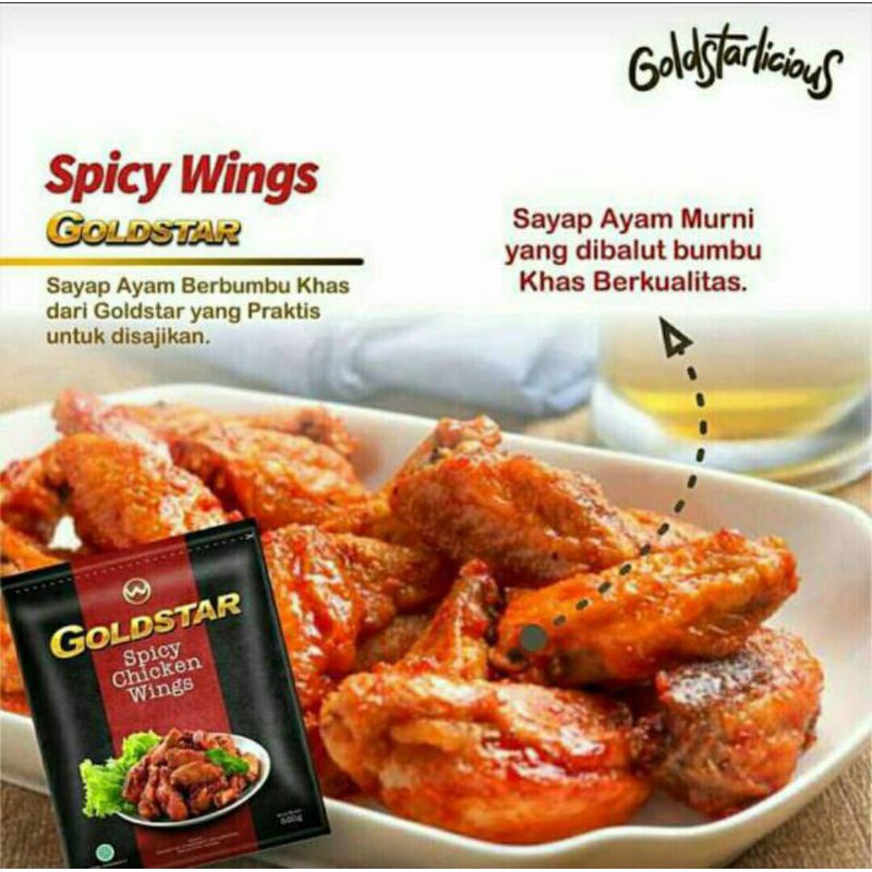 

Ayam Berbumbu GOLDSTAR SPICY WINGS