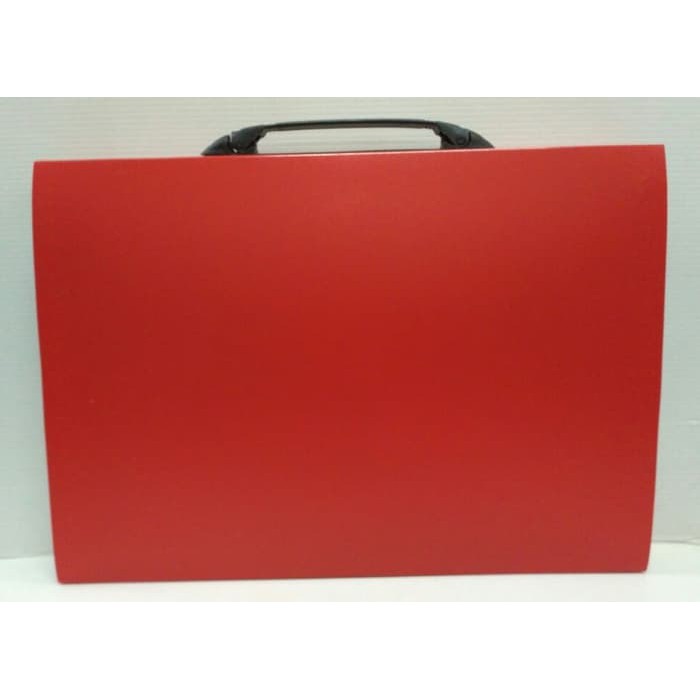 

NEW Expanding File Handle F4 Inter-X - Merah | Expanding File Tenteng Atas TERLARIS