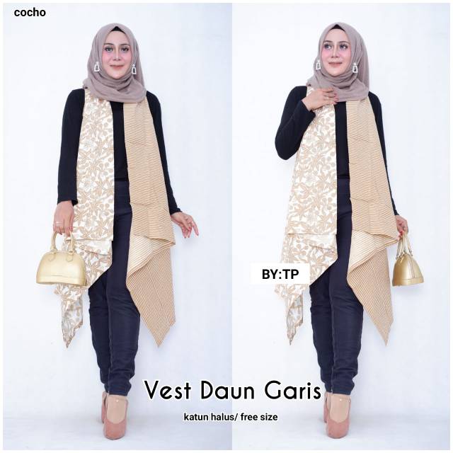 Vest daun garis