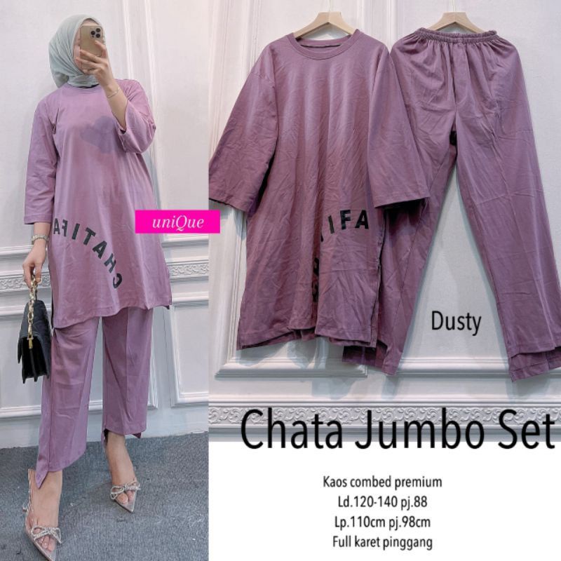 Setelan celana | TUNIK CHATA JUMBO SET