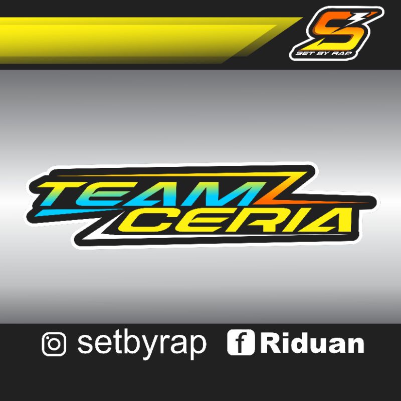 stiker team ceria