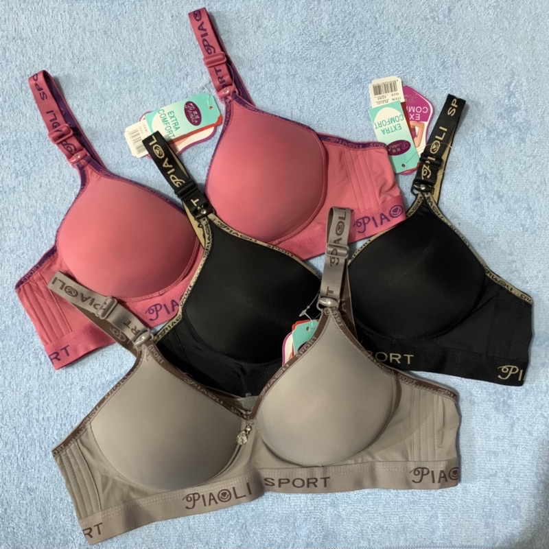 Beha/Bh/Bra Wanita Tanpa Kawat Busa Tipis/Beha Piaoli // Bra Piaoli Sport Bra Import Quality Best Se
