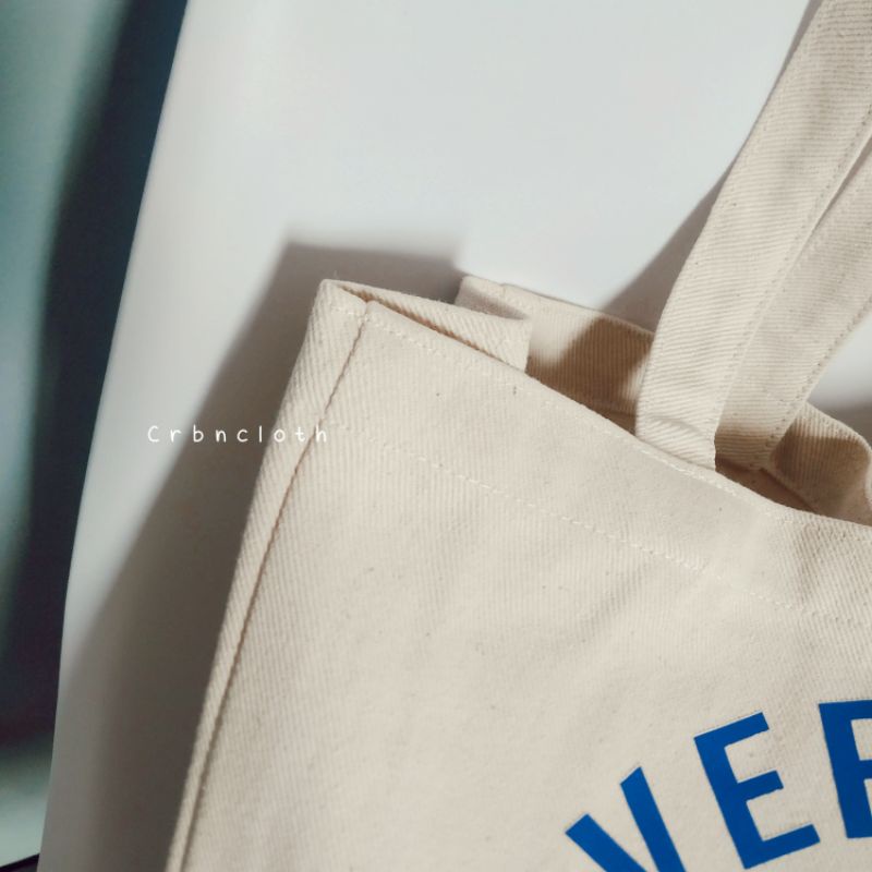 TOTEBAG KANVAS EVERYDAY ESSENTIAL (crbn_cloth) Totebag quotes aesthetic