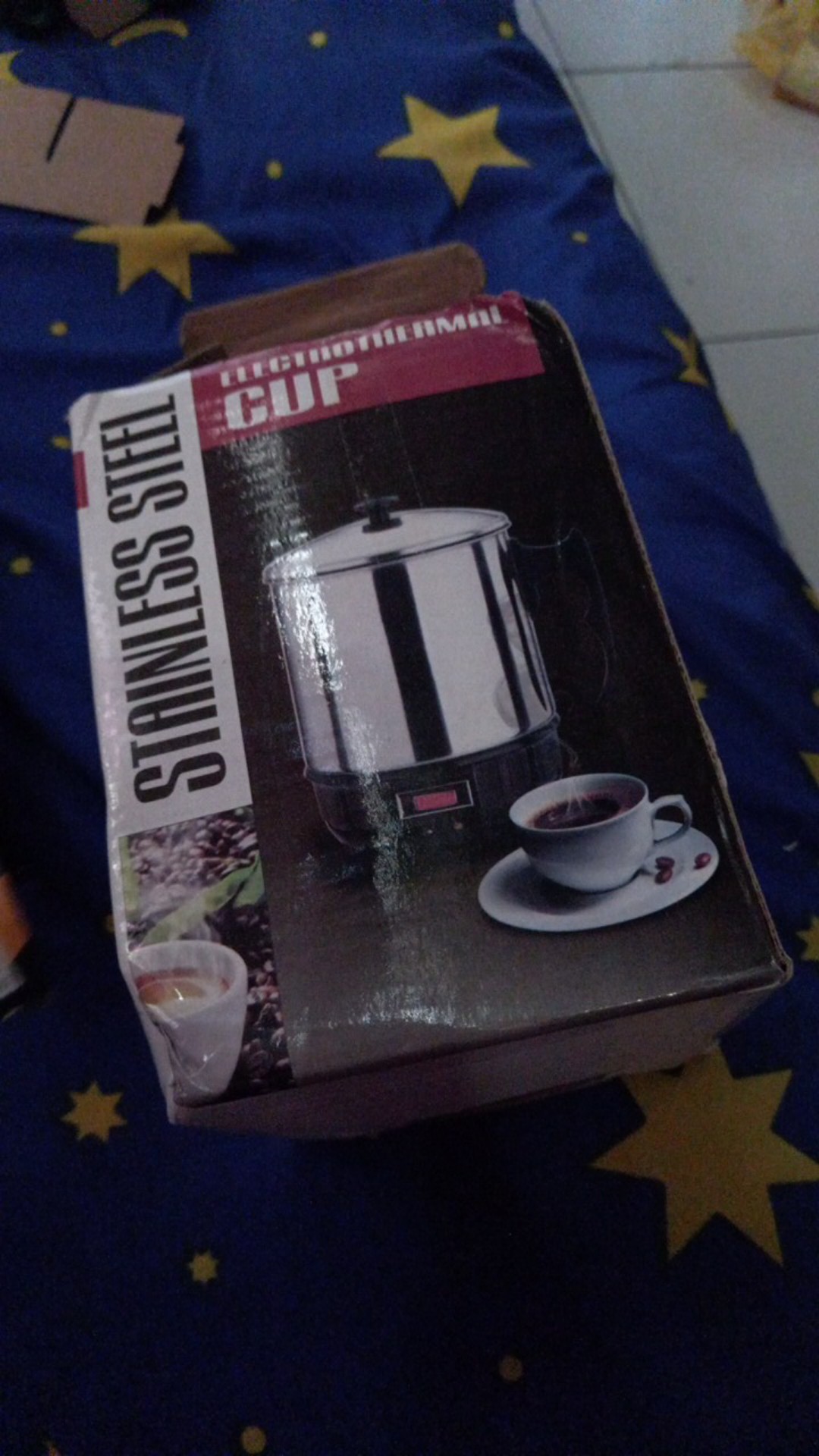 Teko Listrik Pemanas Air Stainless Steel / Electric Heating Cup 11cm