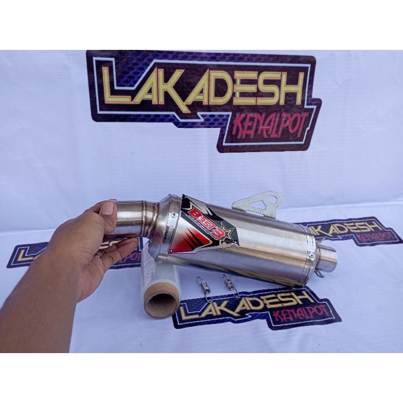 SILENCER KNALPOT BEST 3 TRIOVAL (INLET 38) ALL MATIC