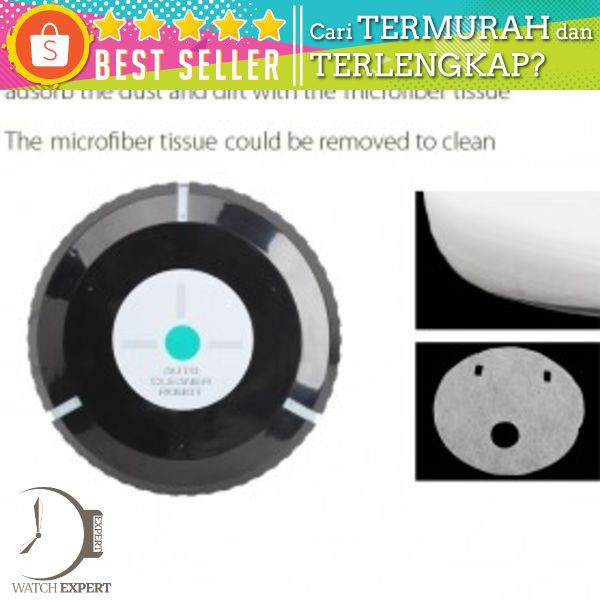 Clean Roobot Sweeping Cleaning Machine / Mesin Pembersih Debu - HAC891 - Black