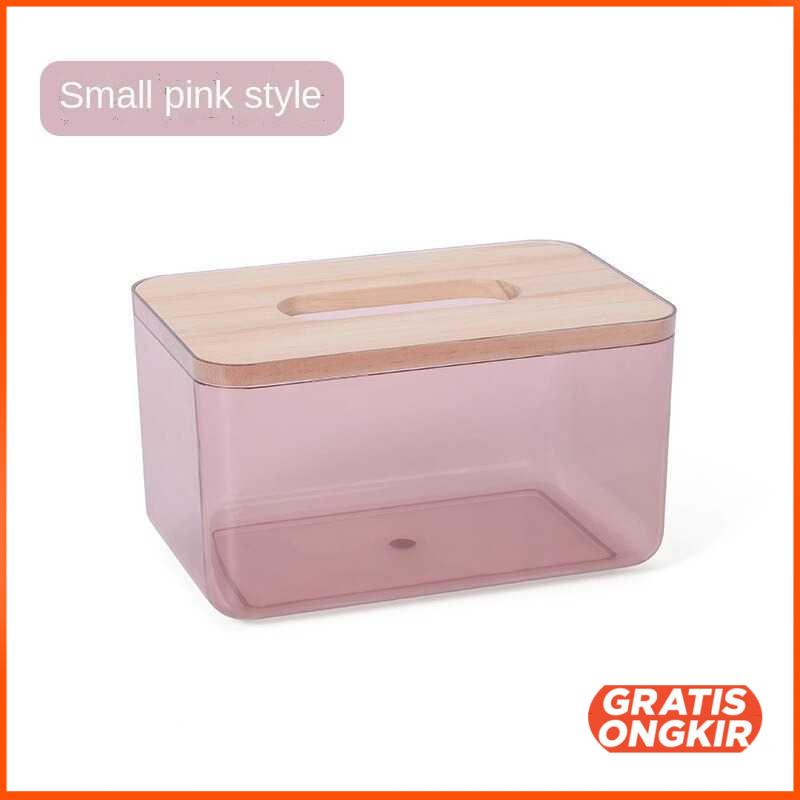 Kotak Tisu Kayu Multifungsi - OWY3974 Kecil
