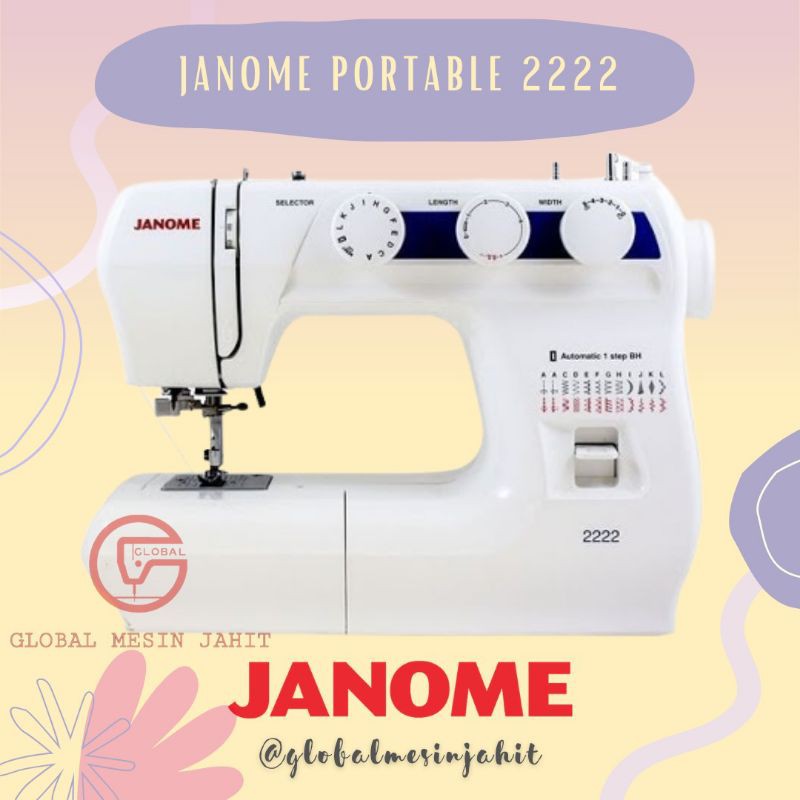 Mesin Jahit Janome 2222