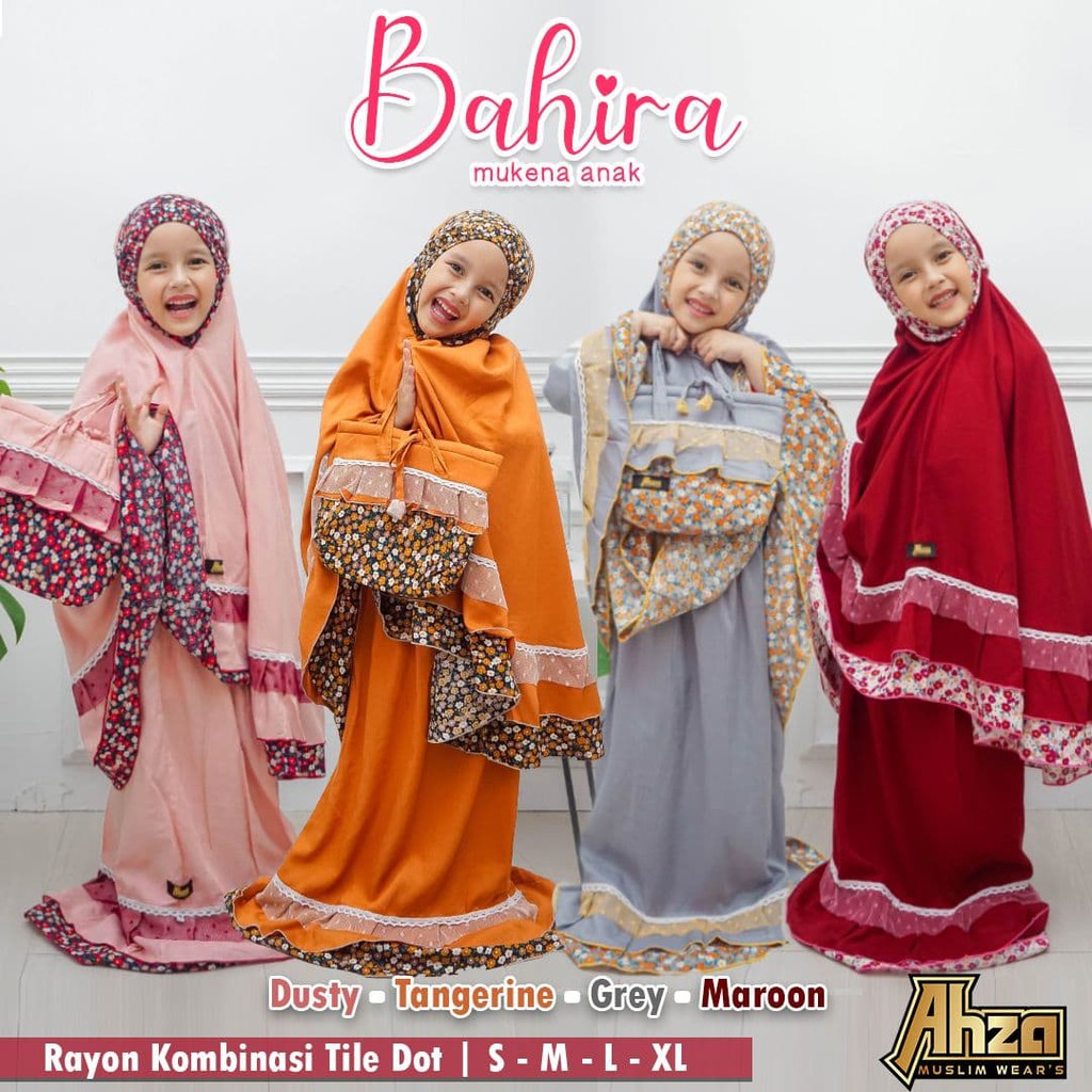 AHZA HEPPIN// Mukena anak bahira BY AHZA COLLECTION