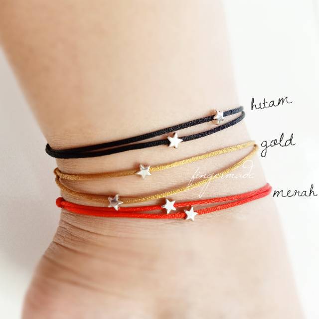 Fingermade Gelang Kaki Bintang Kecil