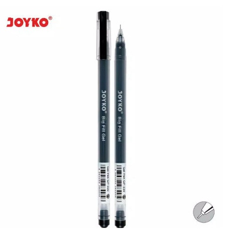 

Gel Pen Pulpen Pena Joyko GP-330 Big Fill Gel 0.5 mm Hitam